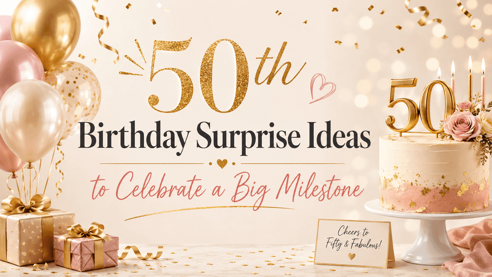 50th Birthday Surprise Ideas to Celebrate a Big Milestone