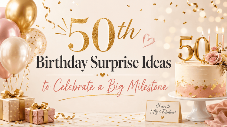50th Birthday Surprise Ideas to Celebrate a Big Milestone