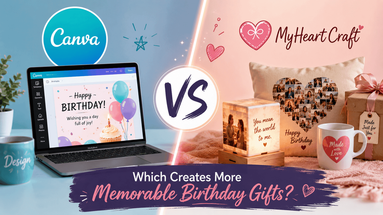 Canva vs MyHeartCraft: Which Creates More Memorable Birthday Gifts?