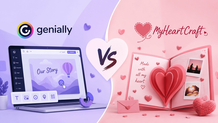 Genially vs MyHeartCraft: The Honest Guide for Romantic Digital Surprises