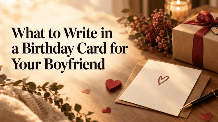 What to Write in a Birthday Card for Your Boyfriend